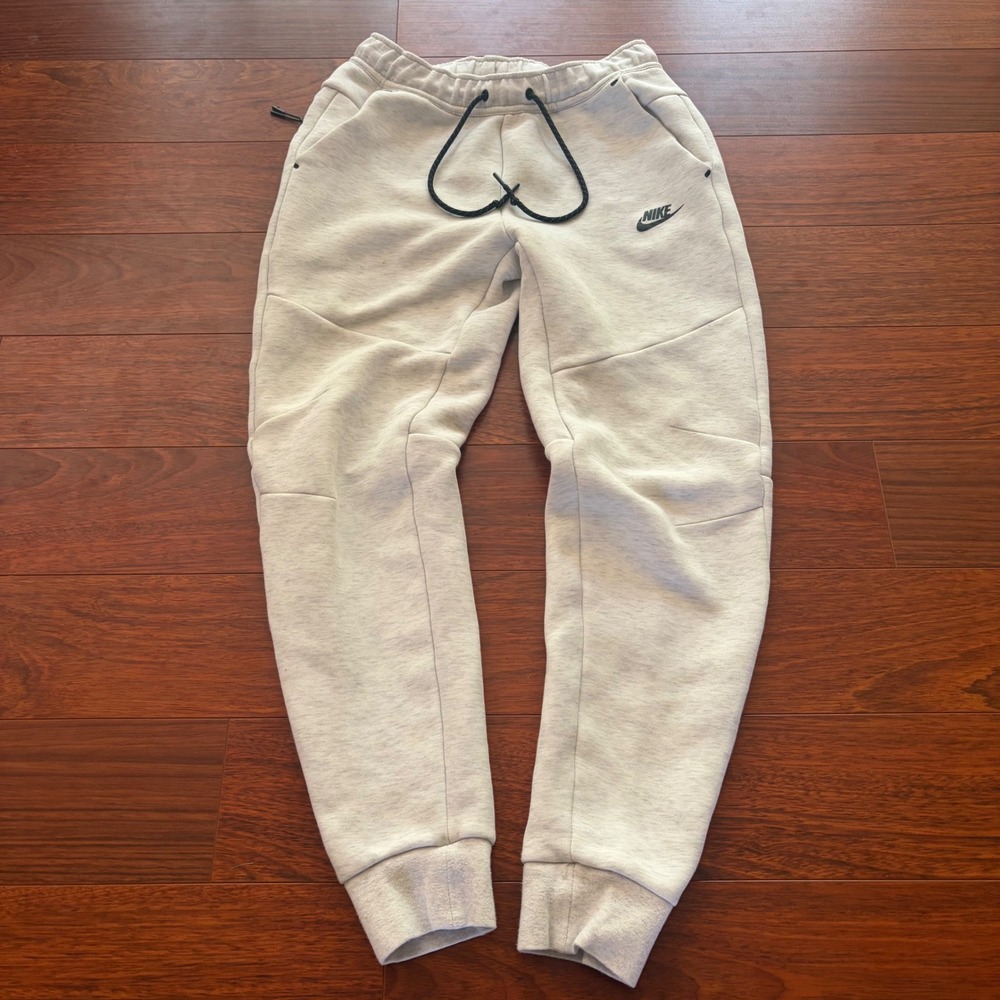 Nike Tech Fleece Joggers Mens Small Light Grey Heather Tapered Sweatpants S